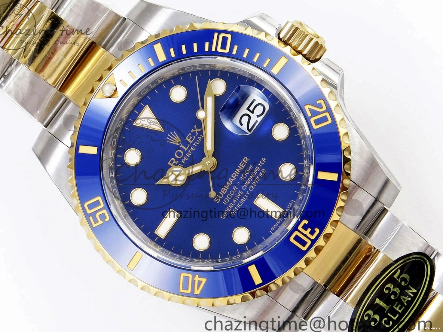 0112 Resilient Submariner 116613 LB Blue Ceramic Clean Factory 1:1 Best Edition 904L SS Case and Bracelet VS 1873